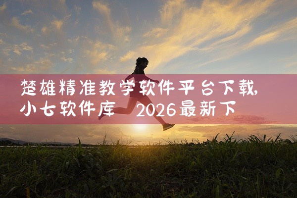 楚雄精准教学软件平台下载